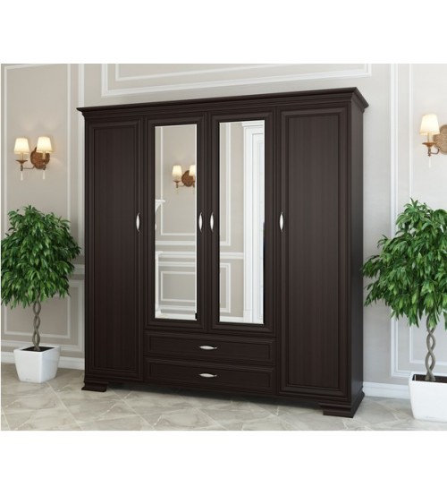 Wooden Almirah 4 Door 4 Palla A369 Online Furniture Store In Bangladesh   A370 (1) 500x554 